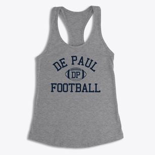 De Paul Catholic High School Classic Football Women's Racerback Tank