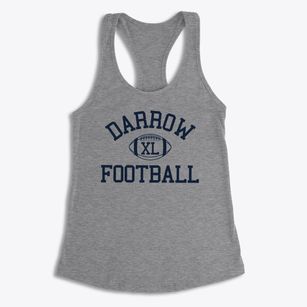 Darrow School Classic Football Women's Racerback Tank