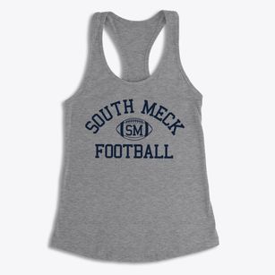 South Mecklenburg High School Classic Football Women's Racerback Tank