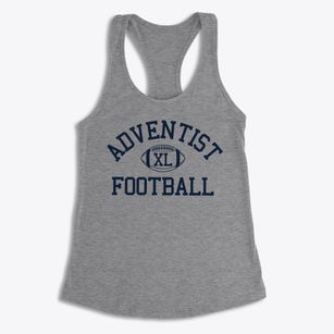 Adventist Christian School Classic Football Women's Racerback Tank