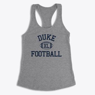 Duke School Classic Football Women's Racerback Tank