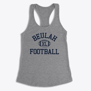Beulah High School Classic Football Women's Racerback Tank
