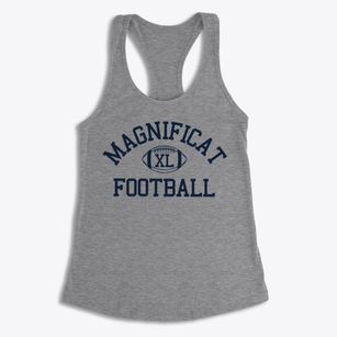 Magnificat High School Classic Football Women's Racerback Tank