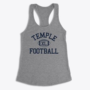 Temple Christian School Classic Football Women's Racerback Tank