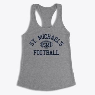 Saint Michael's School Classic Football Women's Racerback Tank