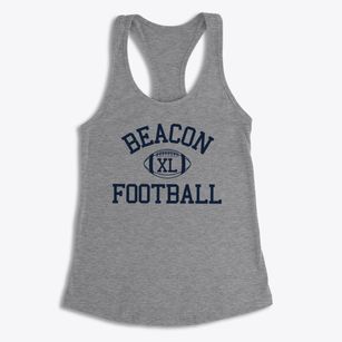Beacon School Classic Football Women's Racerback Tank