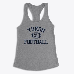 Yukon High School Classic Football Women's Racerback Tank