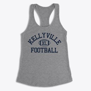 Kellyville Senior High School Classic Football Women's Racerback Tank