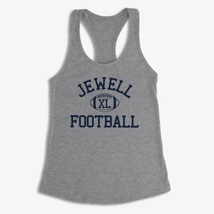 Jewell School Classic Football Women's Racerback Tank