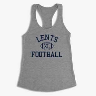 Lents Education Center Classic Football Women's Racerback Tank