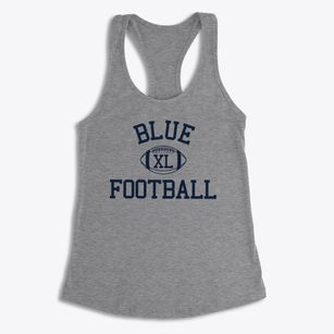 Blue Rock Mennonite School Classic Football Women's Racerback Tank