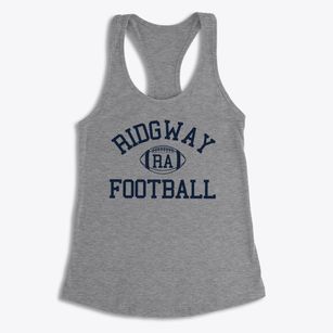 Ridgway Area High School Classic Football Women's Racerback Tank