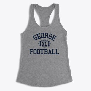 George Fox Friends School Classic Football Women's Racerback Tank