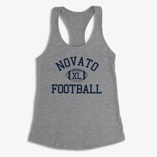 Novato Sda Christian School Classic Football Women's Racerback Tank