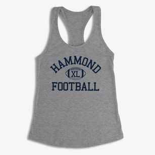 Hammond School Classic Football Women's Racerback Tank