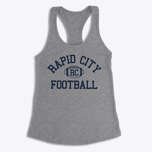 Rapid City Christian School Classic Football Women's Racerback Tank