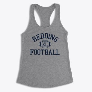 Redding Christian School Classic Football Women's Racerback Tank