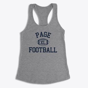 Page High School Classic Football Women's Racerback Tank
