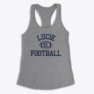Lucie E Campbell School Classic Football Women's Racerback Tank