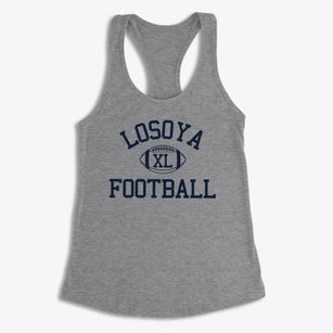 Losoya Intermediate School Classic Football Women's Racerback Tank