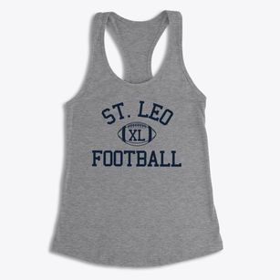 Saint Leo Catholic School Classic Football Women's Racerback Tank