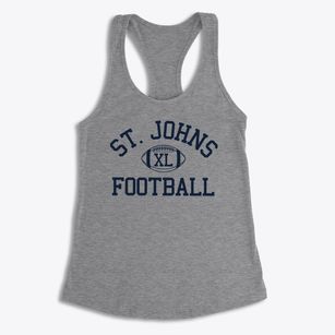 Saint Johns Episcopal School Classic Football Women's Racerback Tank