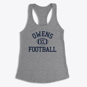 Owens Primary School Classic Football Women's Racerback Tank