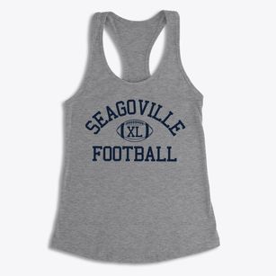 Seagoville High School Classic Football Women's Racerback Tank