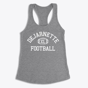 Dejarnette Center Classic Football Women's Racerback Tank