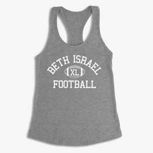 Beth Israel Day School Classic Football Women's Racerback Tank