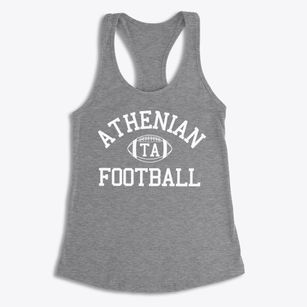 The Athenian School Classic Football Women's Racerback Tank