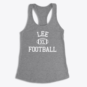 Lee Junior High School Classic Football Women's Racerback Tank
