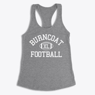 Burncoat High School Classic Football Women's Racerback Tank
