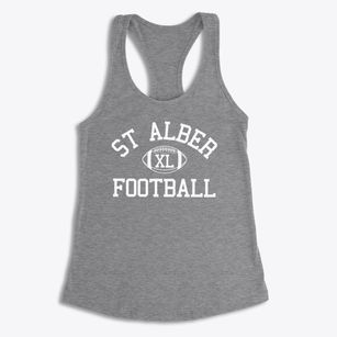 St Albert The Great Parish Classic Football Women's Racerback Tank