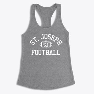 Saint Joseph School Classic Football Women's Racerback Tank