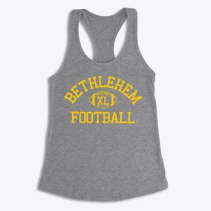 Bethlehem Lutheran School Classic Football Women's Racerback Tank