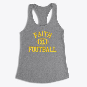 Faith Baptist Christian School Classic Football Women's Racerback Tank