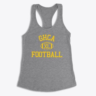 Ghca Classic Football Women's Racerback Tank