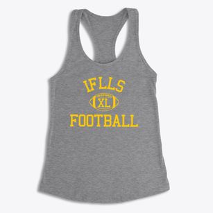 Institute Family Life Learning School Classic Football Women's Racerback Tank