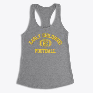 Early Childhood Development Center Classic Football Women's Racerback Tank
