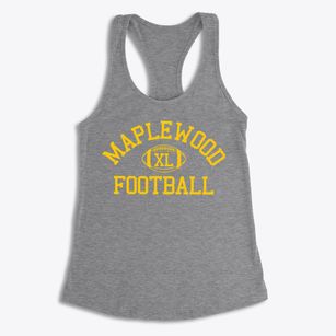 Maplewood High School Classic Football Women's Racerback Tank