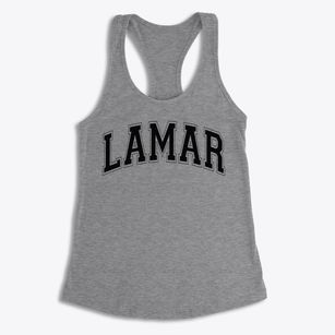 Lamar Elementary School Varsity Arch Women's Racerback Tank