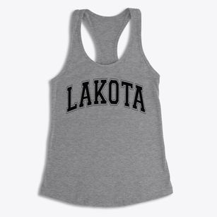 Lakota Junior High School Varsity Arch Women's Racerback Tank