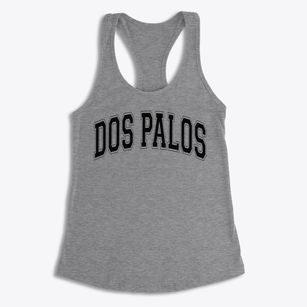Dos Palos Elementary School Varsity Arch Women's Racerback Tank
