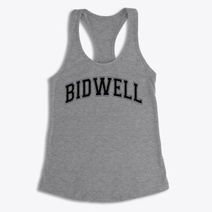 Bidwell Elementary School Varsity Arch Women's Racerback Tank