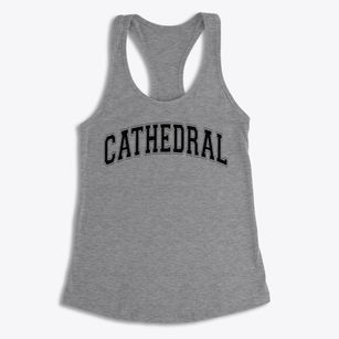 Cathedral School For Boys Varsity Arch Women's Racerback Tank