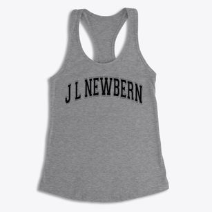 J L Newbern Middle School Varsity Arch Women's Racerback Tank