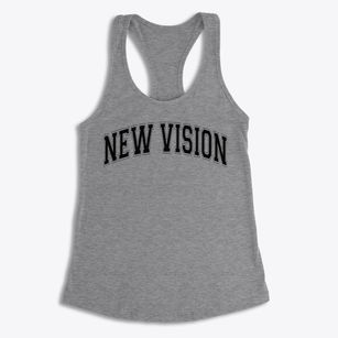 New Vision Alternative School Varsity Arch Women's Racerback Tank
