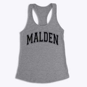 Malden Community Consolated Grade School Varsity Arch Women's Racerback Tank
