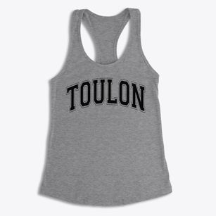 Toulon High School Varsity Arch Women's Racerback Tank